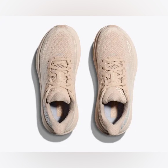 HOKA • NIB Shifting Sands/Eggnog Clifton 9 Running Shoe - Picture 2 of 5